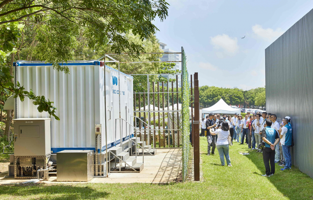 友達西大墩窯文化館建置屋頂全綠電及儲能櫃，為兼具創能儲能的永續綠能場域