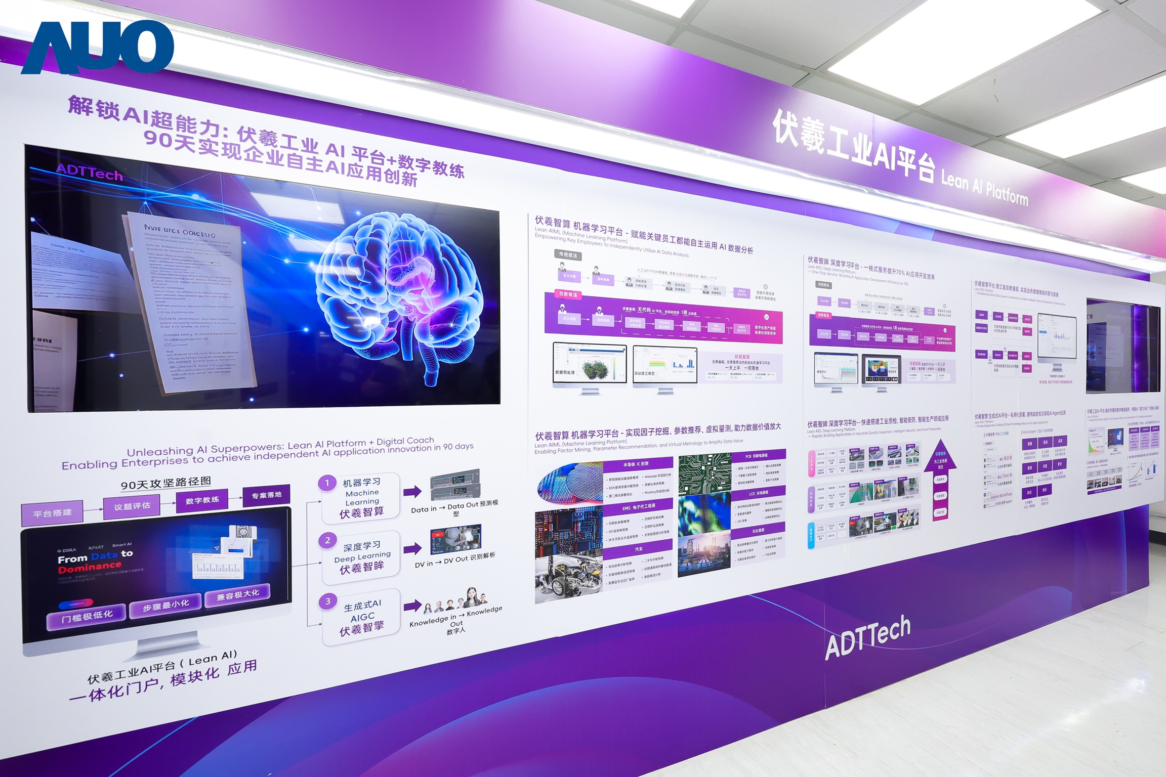 jinnian金年会历年来丰硕的智造经验与成果，进一步由子公司达智汇向外部输出，转化为可落地、可持续进化的数字解决方案，依托自主研发的数字平台与AI模型，至今已服务超过千家企业