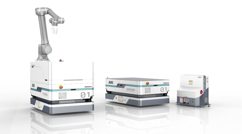 友達數位開發的自主式移動機器人（AMR250M），搭配全向輪並結合AI演算法、2D LiDAR、3D攝影機等技術，協助客戶實現產線全自動化